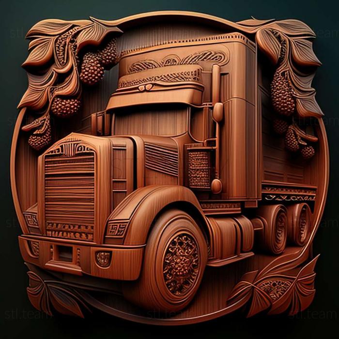 3D model Trucker game (STL)